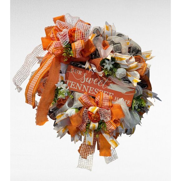 Custom Made  "Our Sweet Tennessee Home"  made on wire wreath frame - Picture 1 of 11